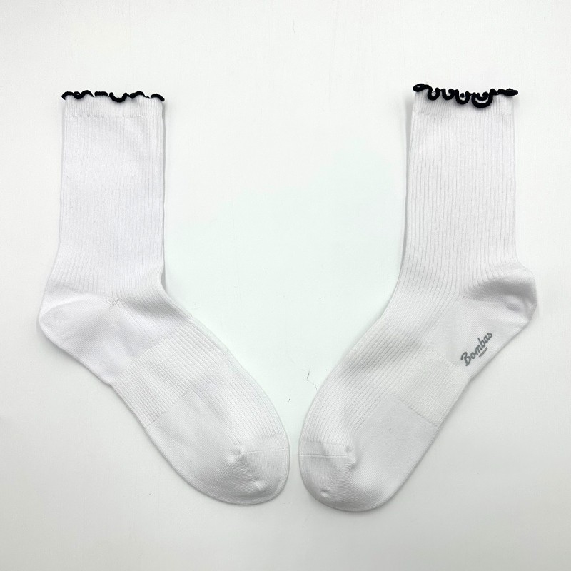 3 pairs Bombas Women’s Ruffle Rib Quarter Ankle Socks Lightweight Size M 8-10.5