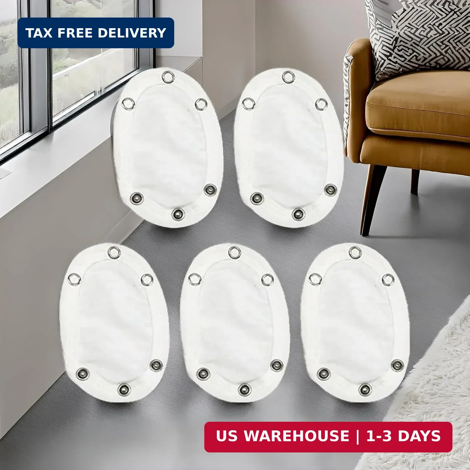 5Pcs White Jumpsuit Diaper Infant Romper Length Extender Bodysuit Snap Button Ex