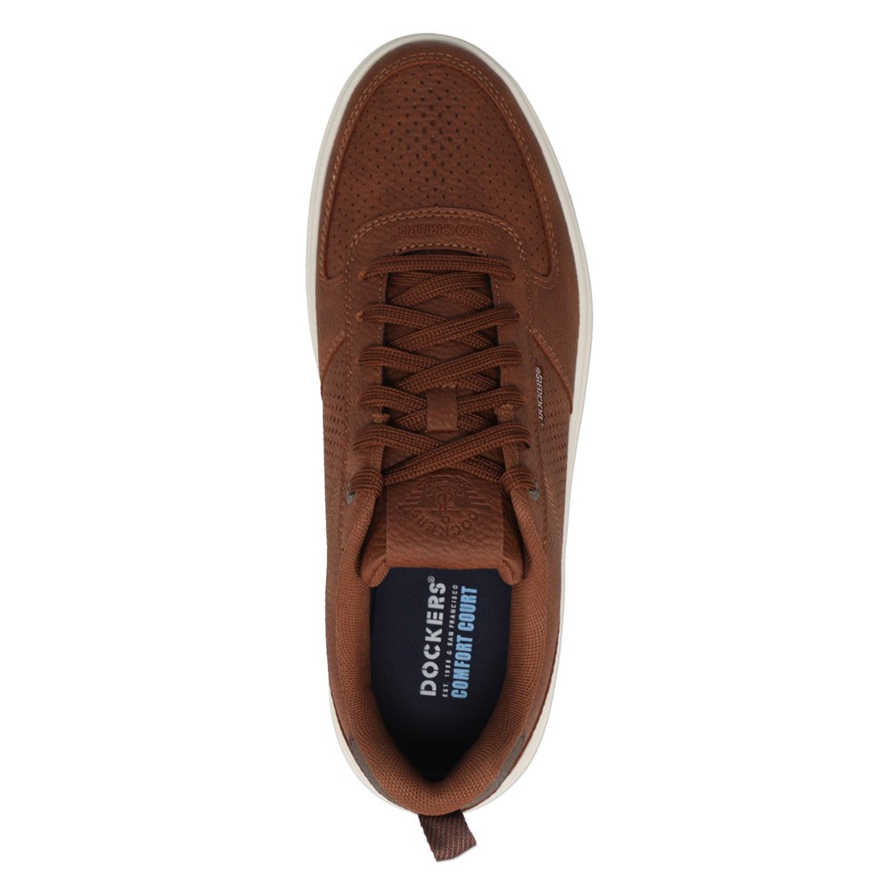 Dockers Mens Overtime Laser Casual Lace Up Sneaker