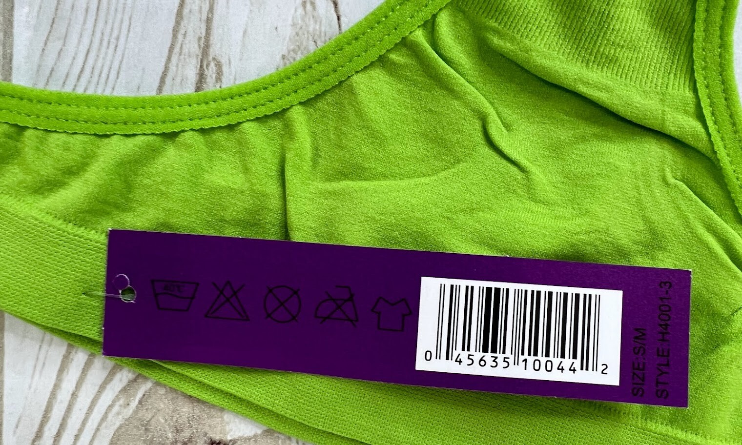 New Haiyana Women’s Lime Green Thong Panties Size S / M Sexy G-String NWT H7