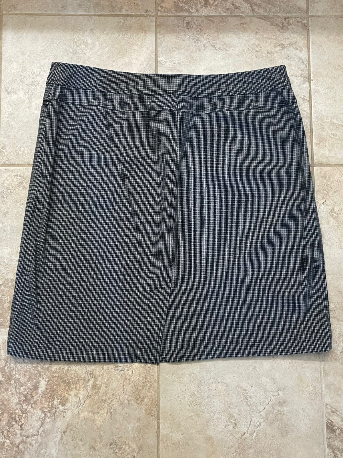 Valerie Stevens Womens Pencil Skirt Natural Blend Cotton Size 16
