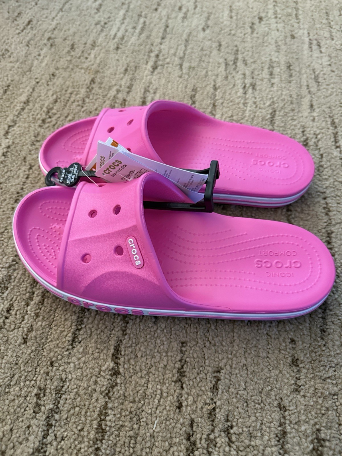 Unisex Crocs Bayaband Slides Sandals Men 7 Women 9