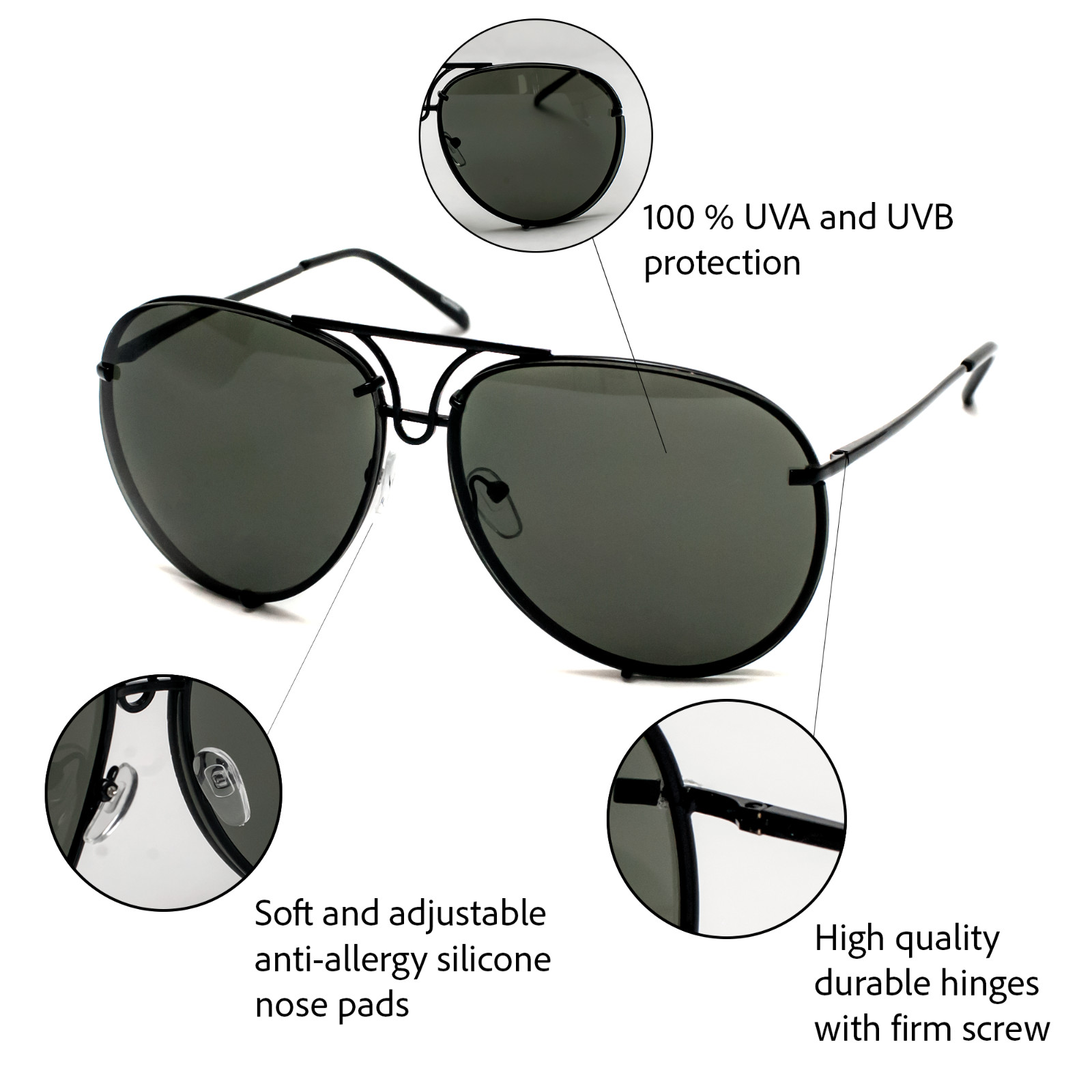 XL “Posche” OVERSIZED Women Sunglasses Shadz GAFAS TWIRL Fashion girls UV400