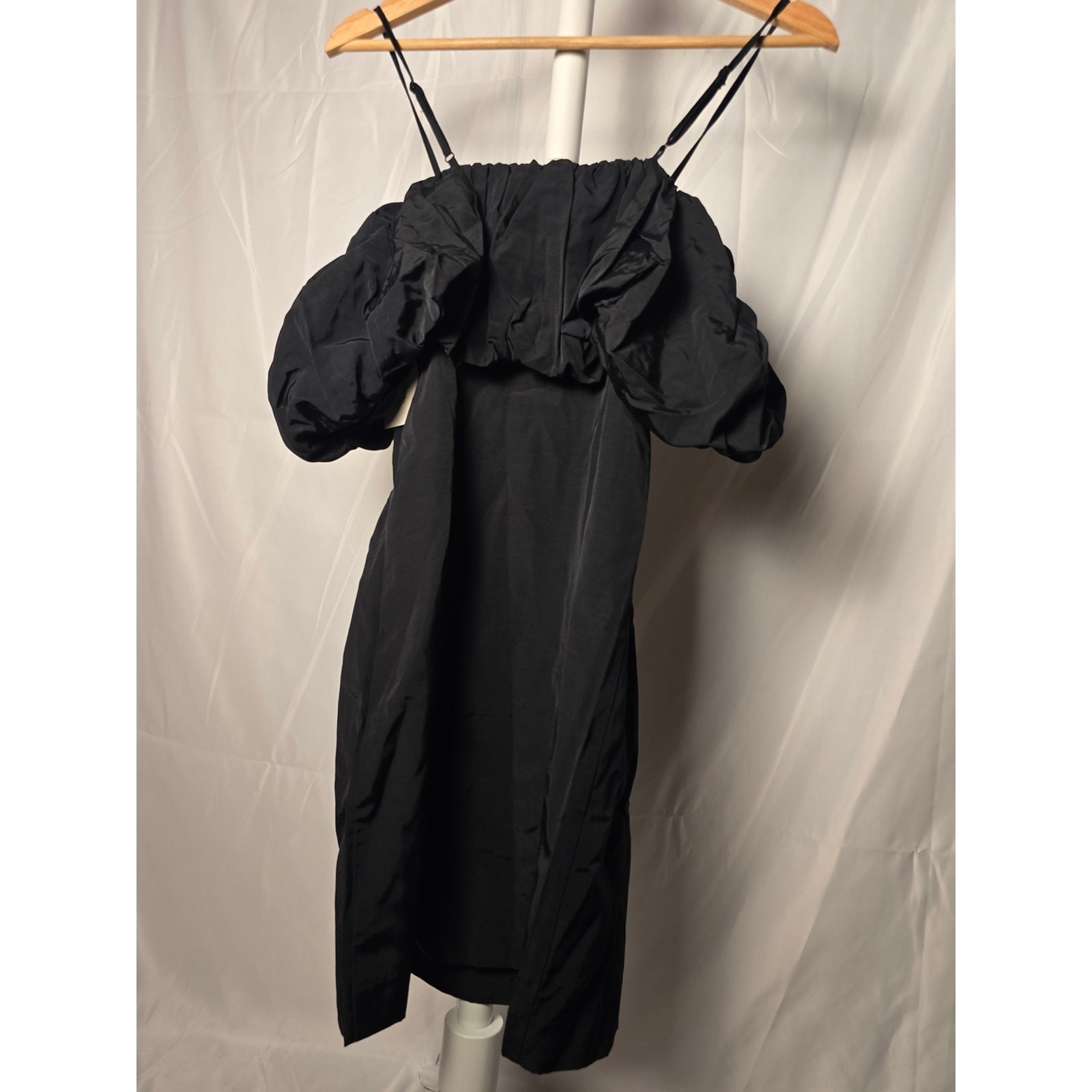 a new day Black One-Shoulder Ruffle Dress Size 14
