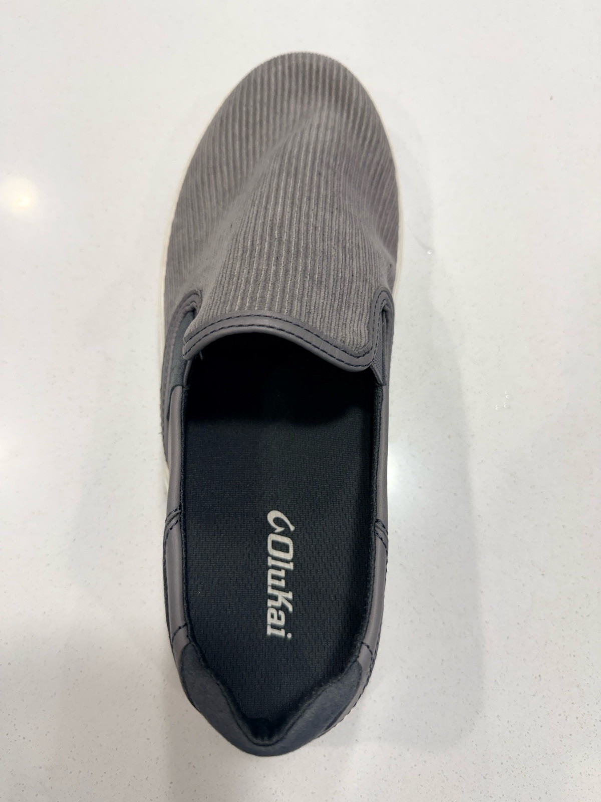 Olukai Men’s Lae’ahi Kapa Corduroy Shoes Graphite Dark Shadow Size 10 MSRP $120