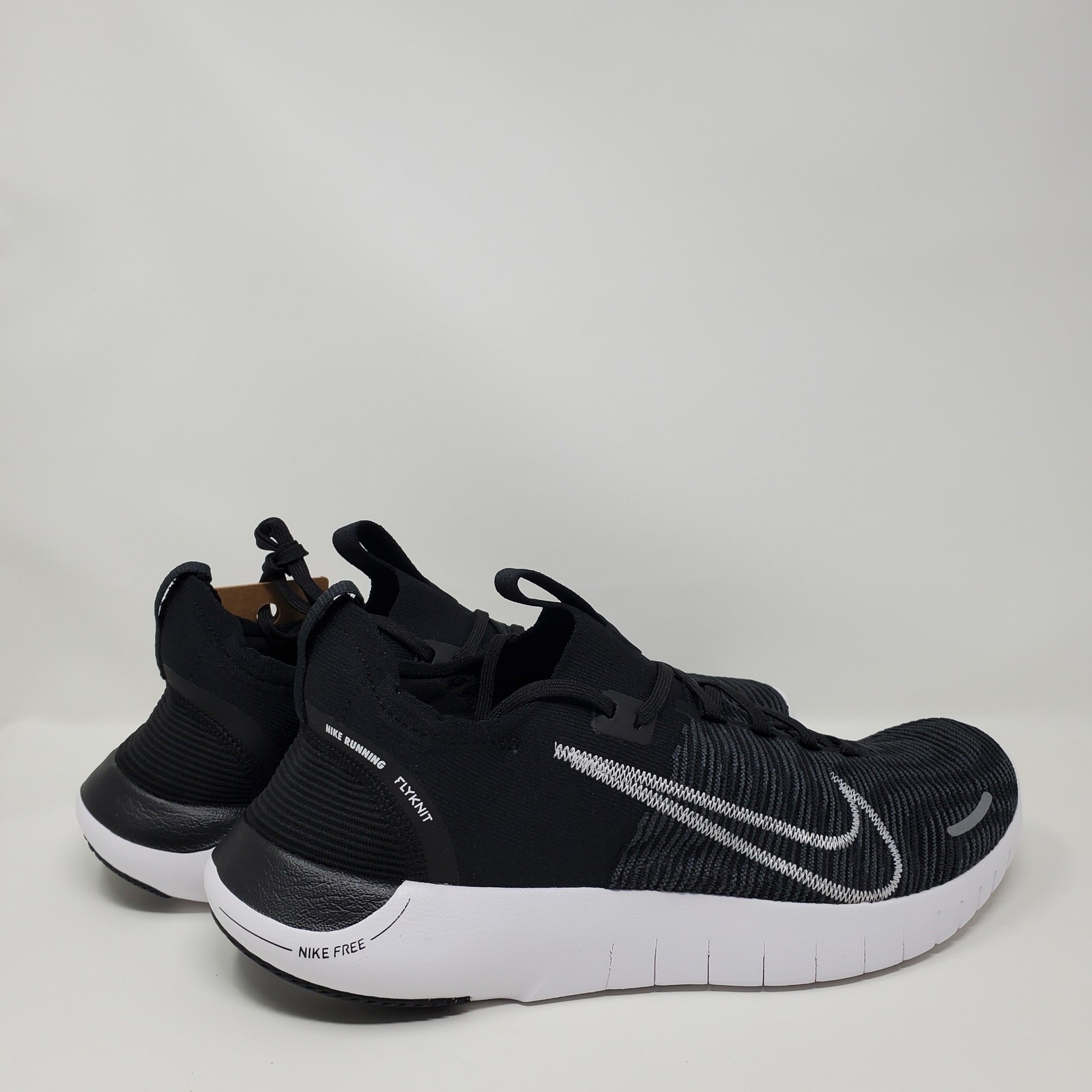 Nike Free RN FK Flyknit Next Nature Black White Men’s Size 12 FB1276-002