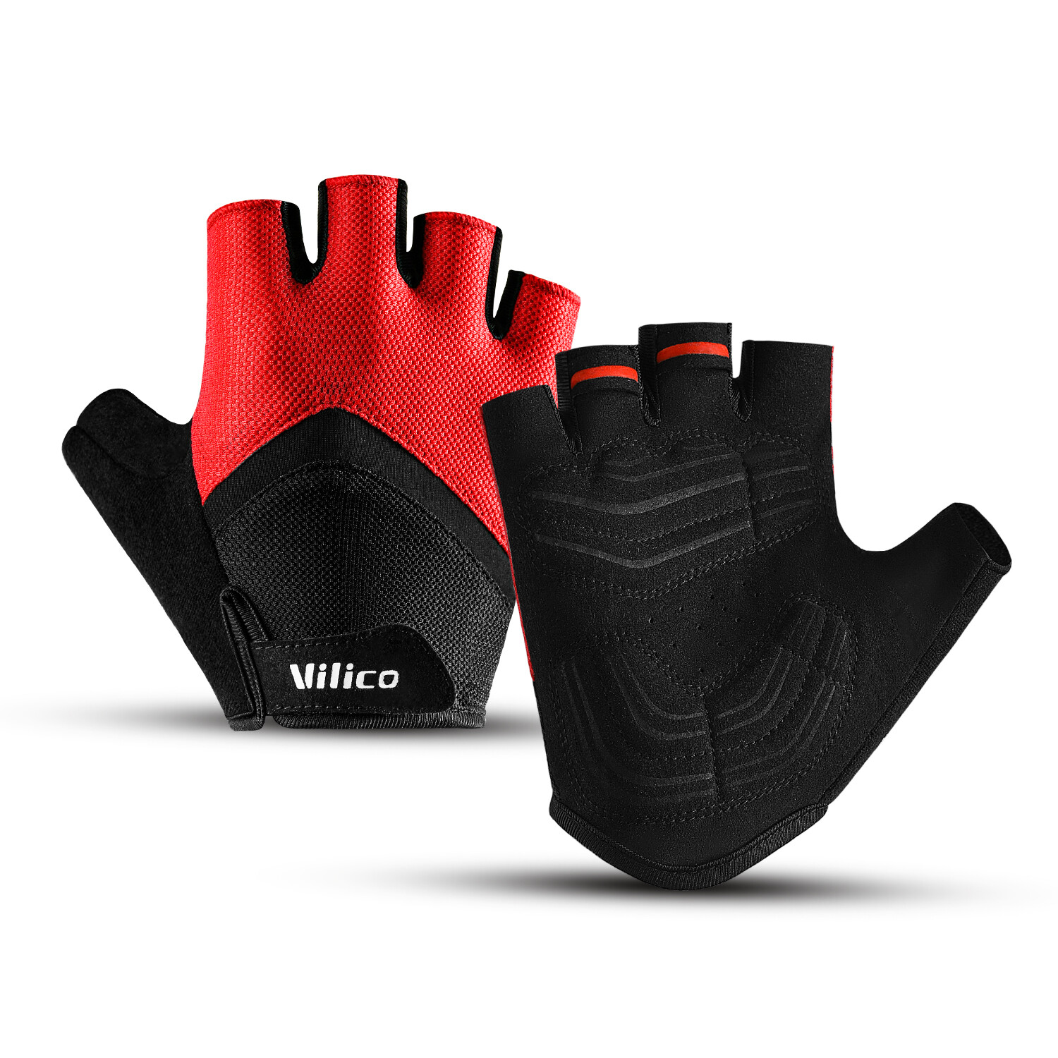 Half Finger Cycling Gloves Outdoor Sports Racing Gloves Pad Breathable Driving