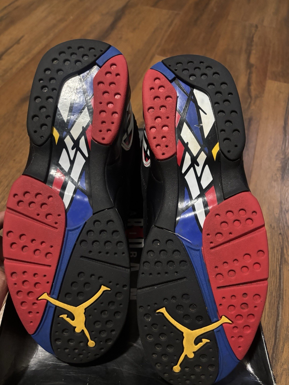 Air Jordan 8 Playoff 2023 Size 12 Bred Red Thunder
