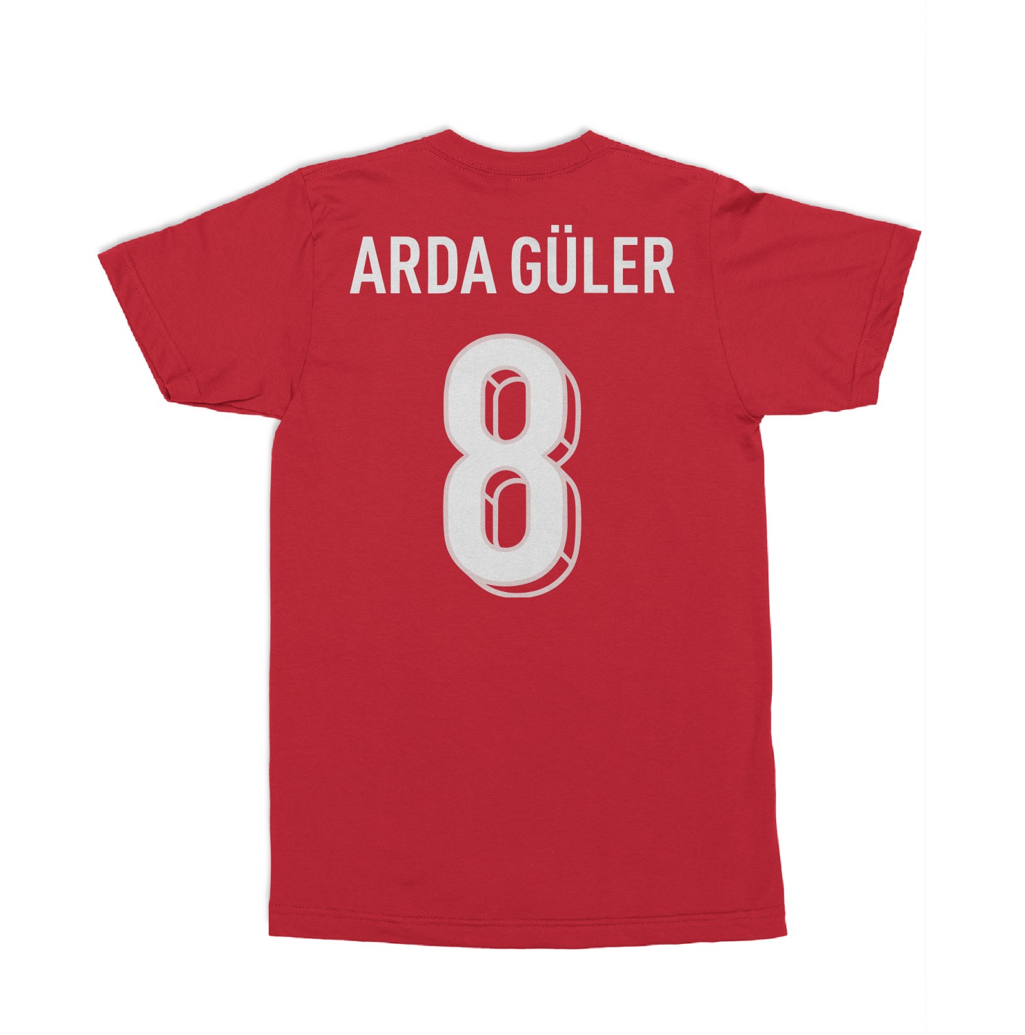 Turkiye Soccer Fans Arda Guler 8 Jersey Style Unisex T-Shirt