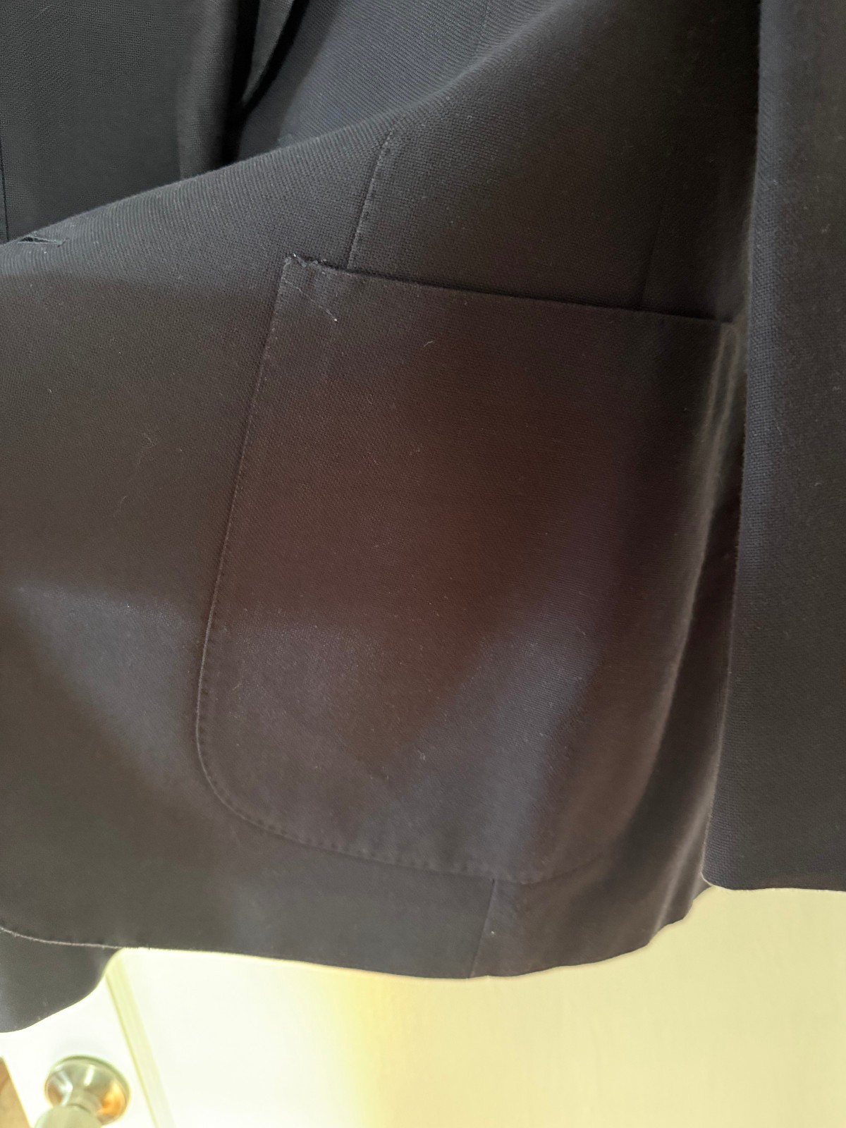 Suitsupply Navy 100% Cotton Havana Patch Suit P5987i-40R