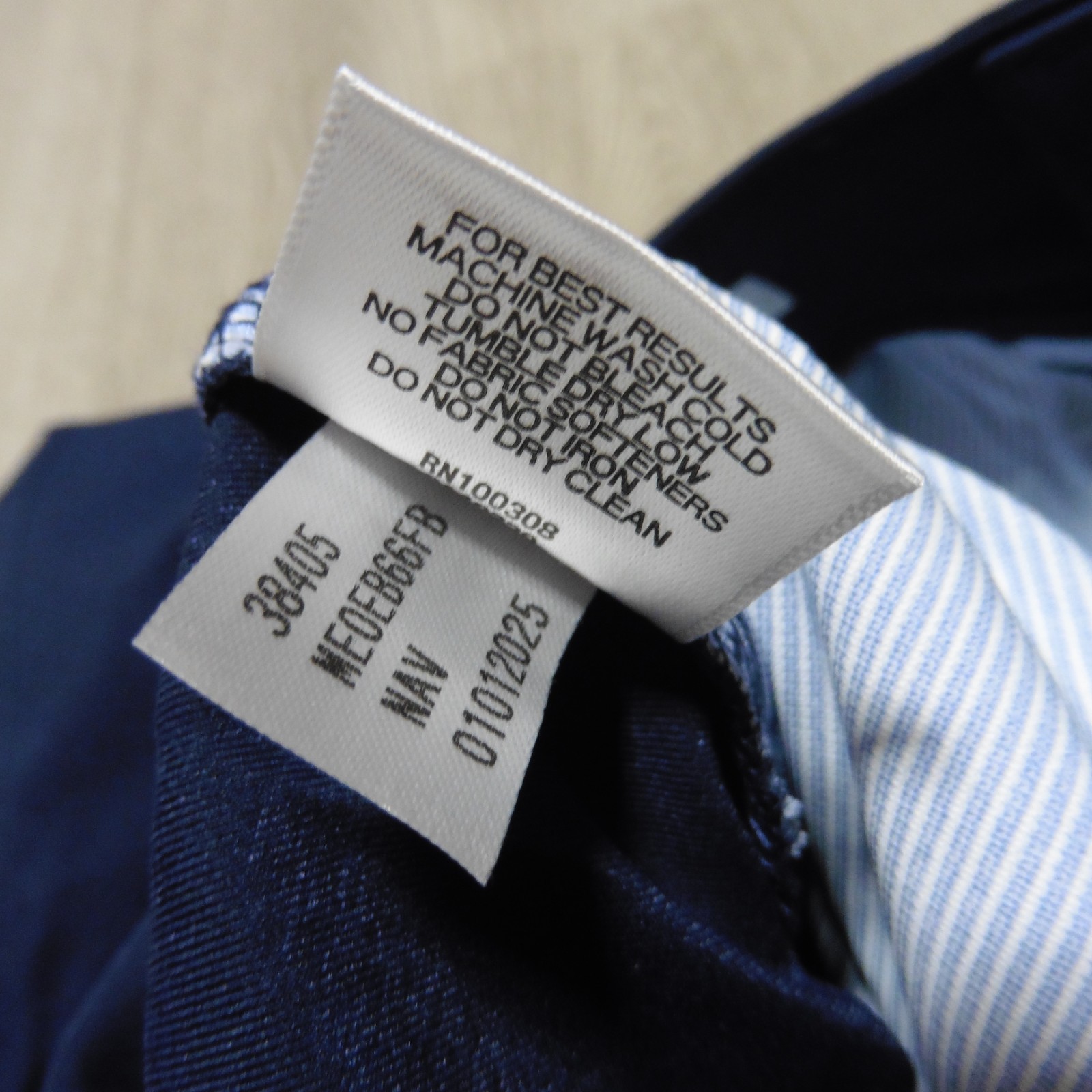 PETER MILLAR Mens 33 X 32 PANTS EB66 NAVY PERFORMANCE GOLF 5-POCKET ME0EB66FB