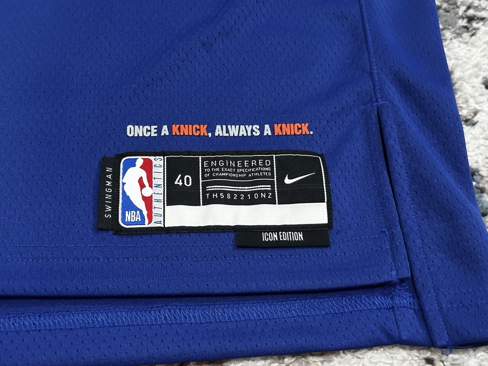 NIKE NBA NEW YORK KNICKS DERRICK ROSE #4 JERSEY ICON DN2015-401 SIZE S-XL NEW