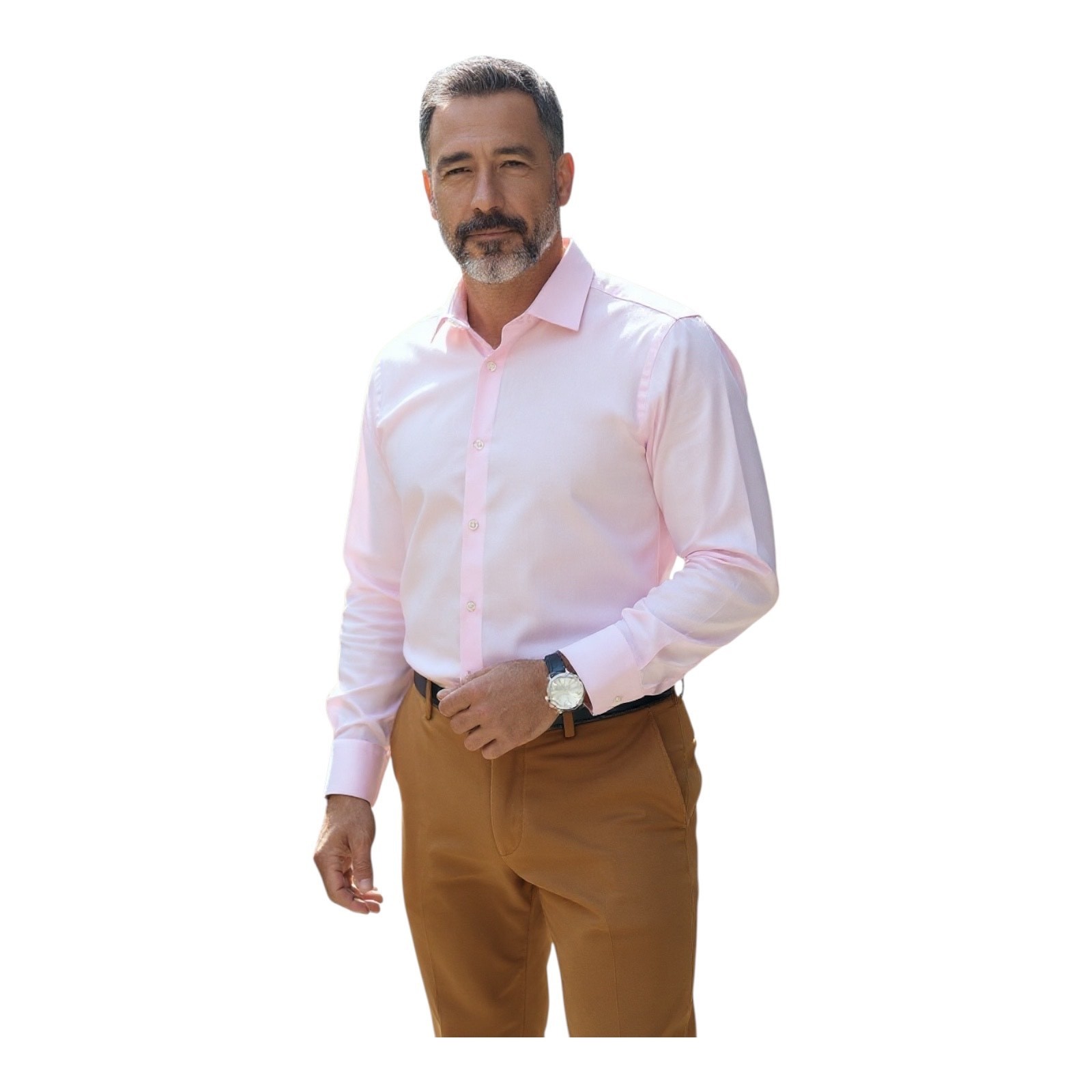 Francisco Tolli Italian dress shirt, Men shirt soft to touch.