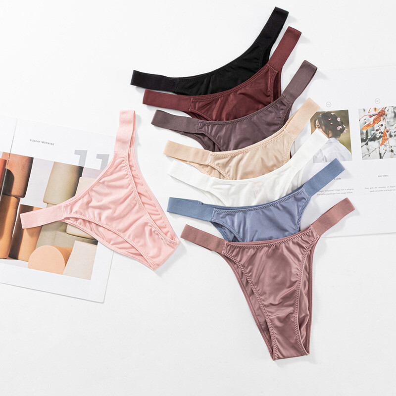 5 Pack Lot Womens Sexy Panties Bikinis Briefs High Cut Ladies Underwear Lingerie