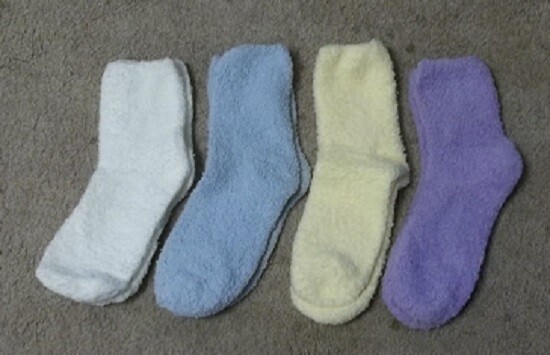 NWT 1 Pair Fluffy Fuzzy Socks 13 Solid Colors U Choose New