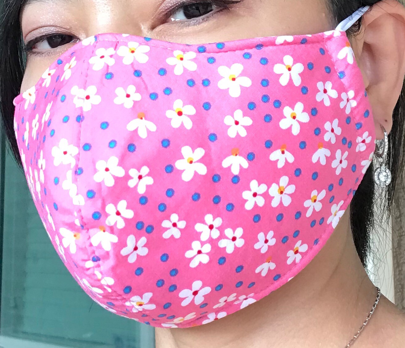 [3 PACK] Face Masks FASHION Polyester/Cotton Triple-Layer Washable – US SELLER