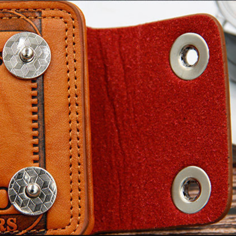 Mens 100 Dollar Wallet Bill Money Billfold Safe Purse with Magnetic Buckle Gifts
