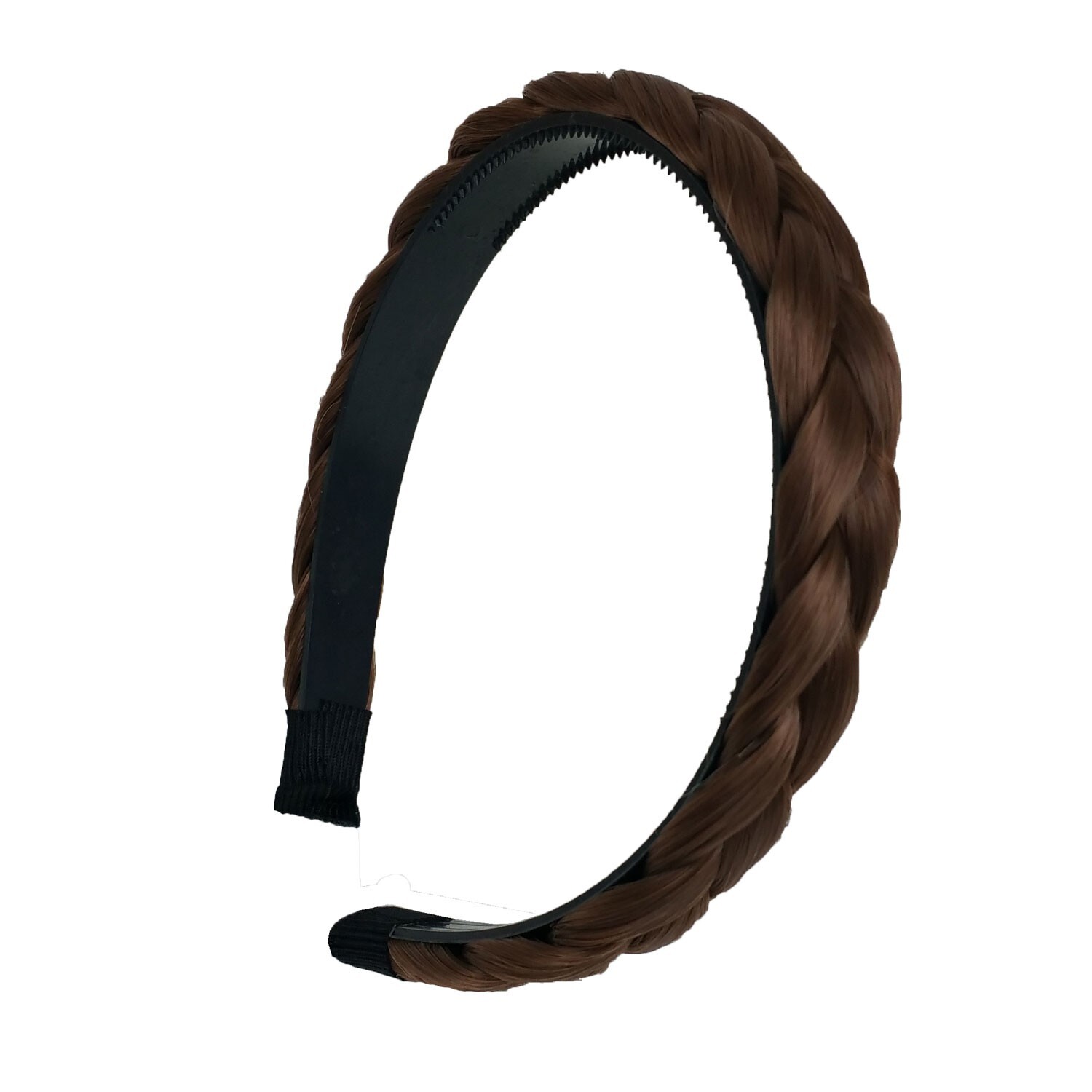 2 pcs Hair Headband Braided Plaited Headband Synthetic Hairband for Women Girls
