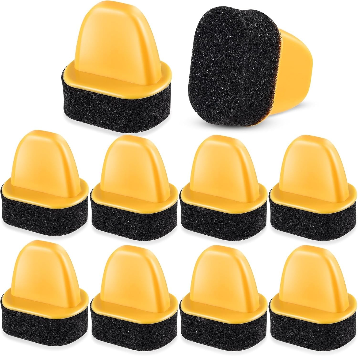 10 Pack Foam Shoe Polish Dauber Sponge Applicator Leather Shining Polishing Tool
