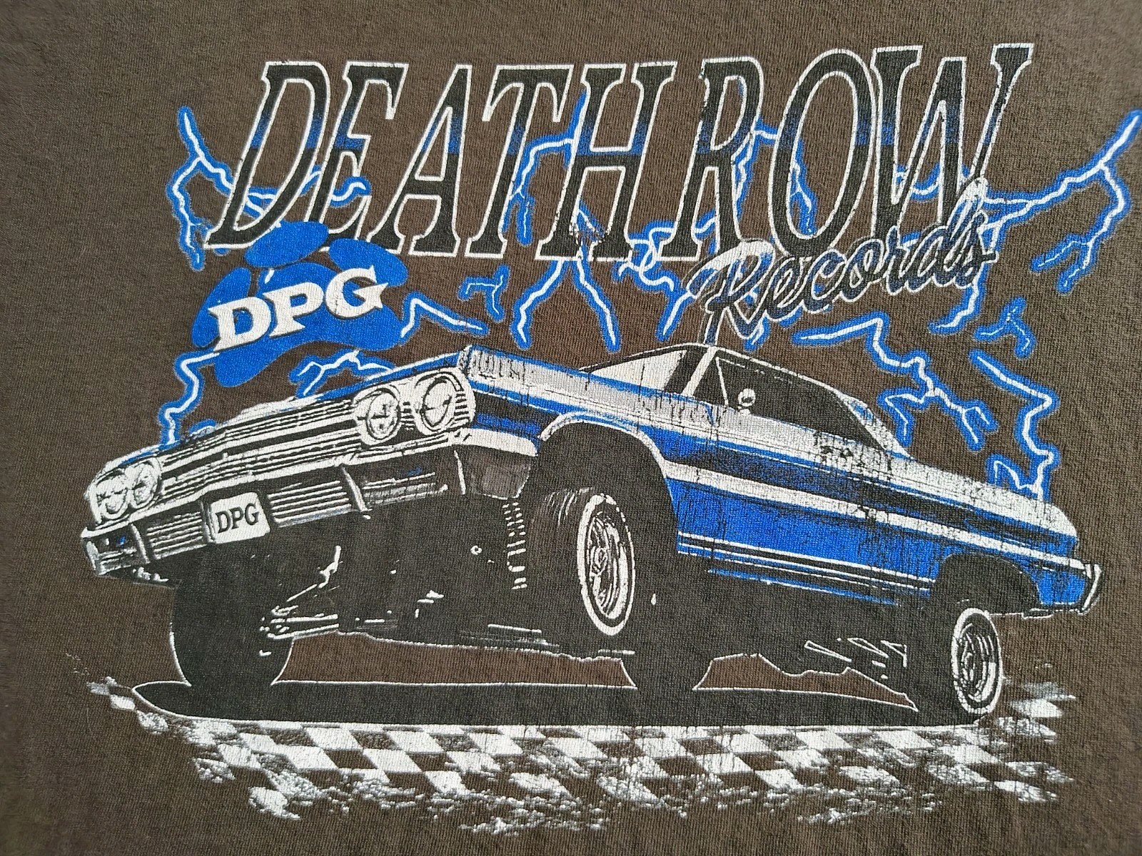🎤 Vintage Death Row Records T-Shirts – Lot of 2 – Size Large (L) – 100% Cotton