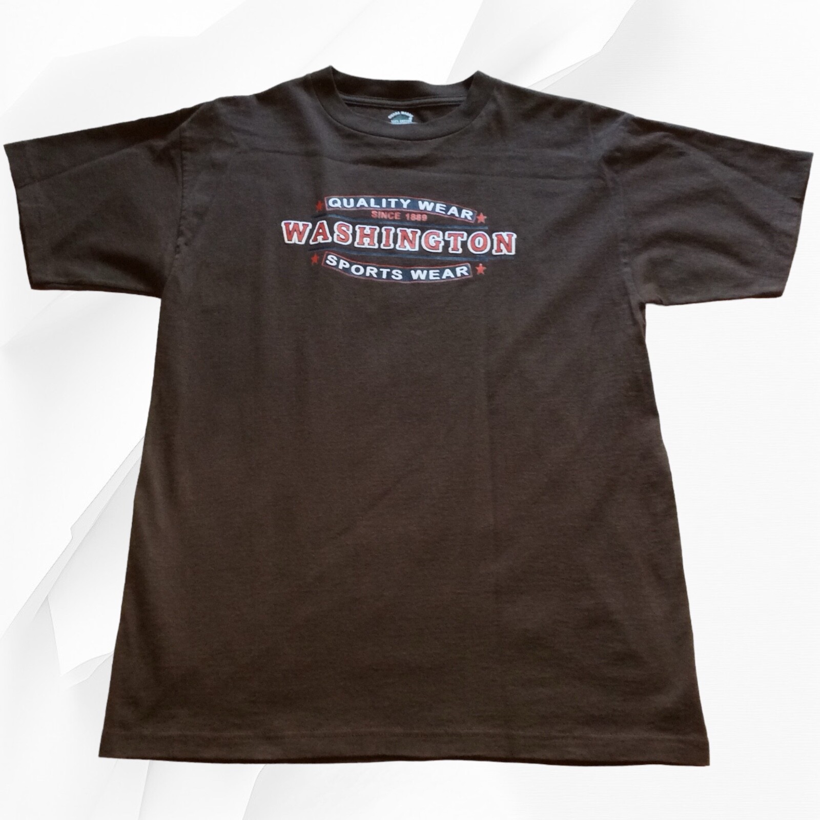 Quality Wear Washington Sports Wear Since Brown Medium T Shirt Sierra Madre 90’s