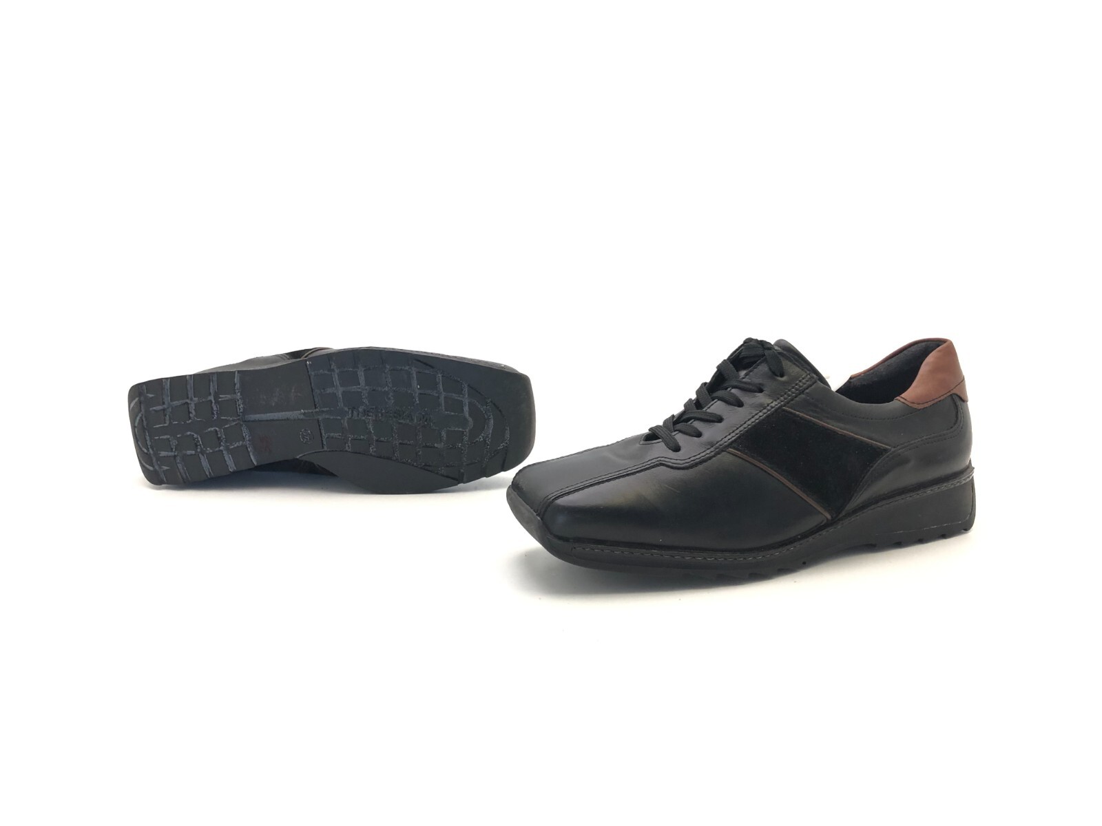 Theresia M. ladies loafers lace up loafers comfort black size 38.5 (UK 5.5)