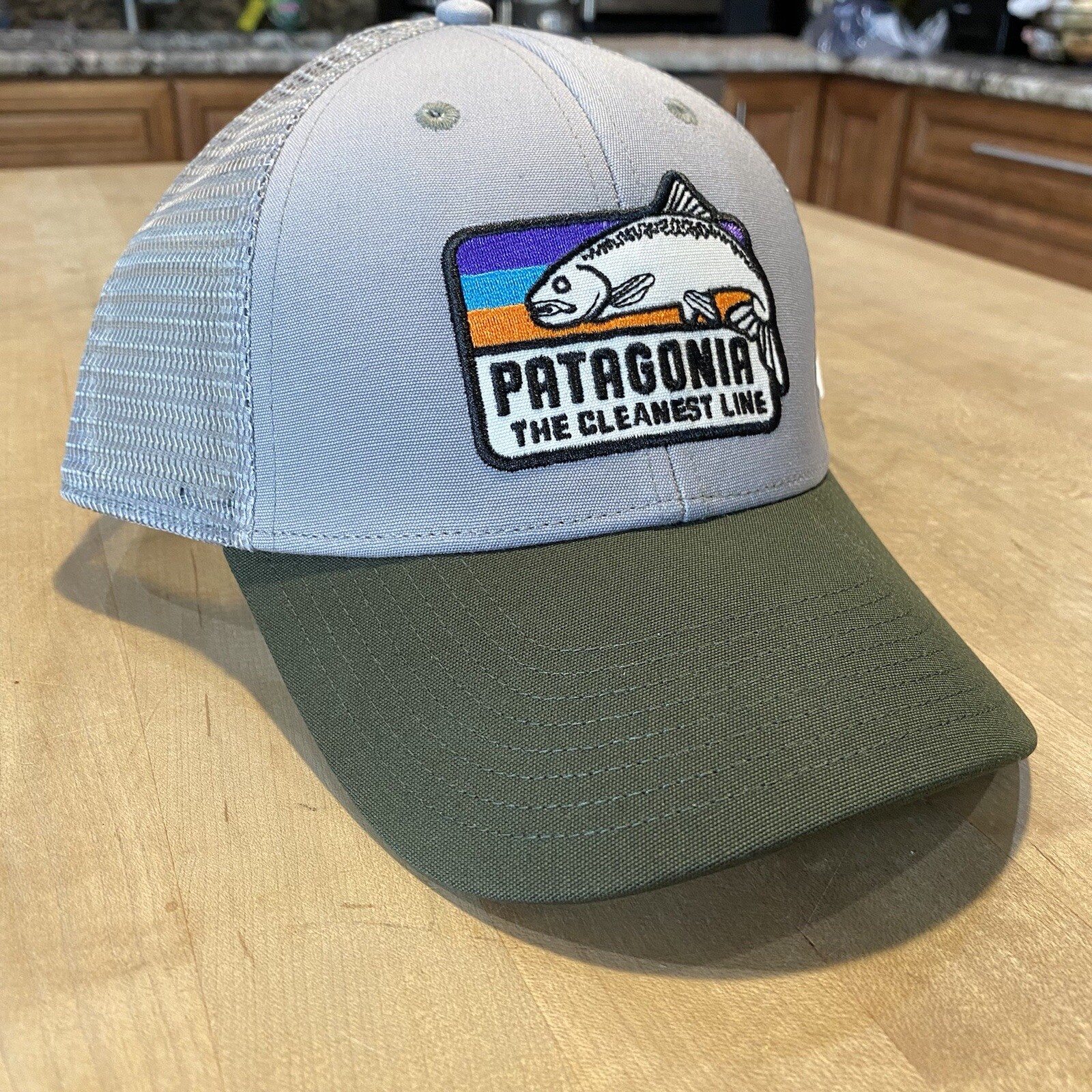 Patagonia The Cleanest Line Lopro Trucker Hat – New With Tags – Drifter Grey
