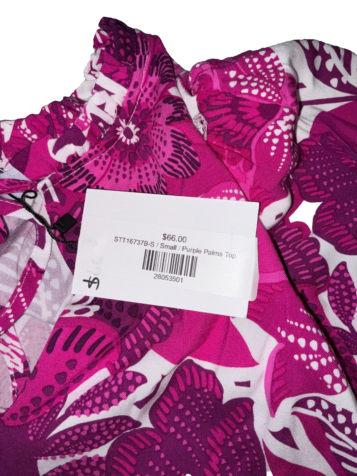Sugarlips pink flower blouse shortsleeved lightweight blouse