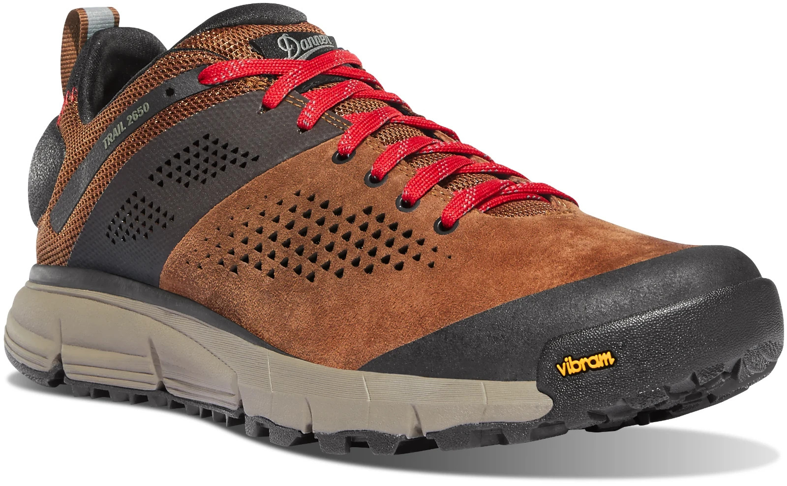 SALE! Danner Men’s Trail 2650 Brown/Red Lightweight 3″ Hiking Shoe MEDIUM & WIDE