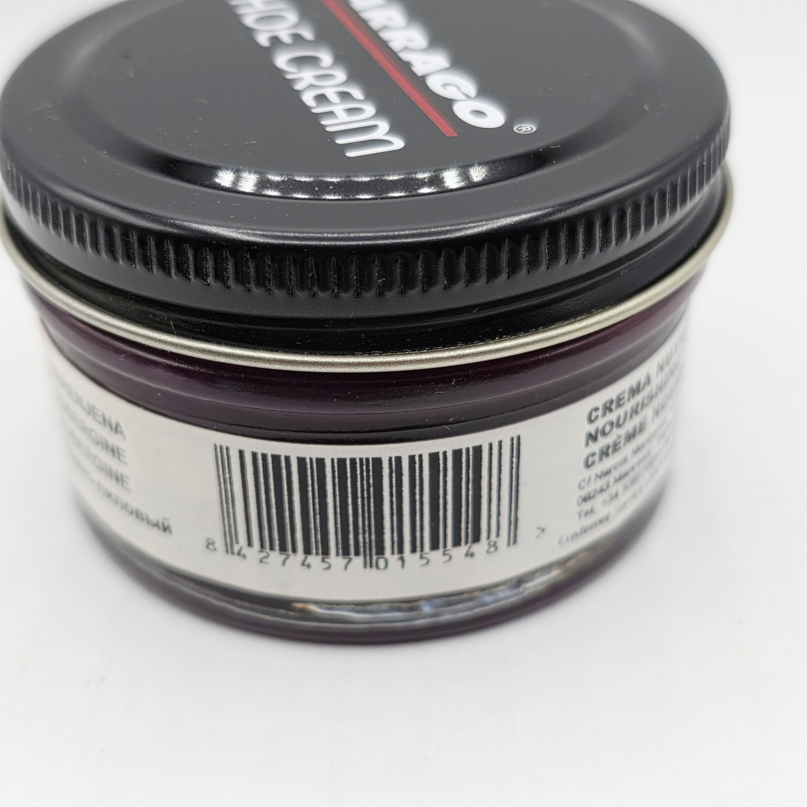 Tarrago Shoe Polish # 54 Aubergine Cream Leather Protector 1.76 oz. 50ml Boot