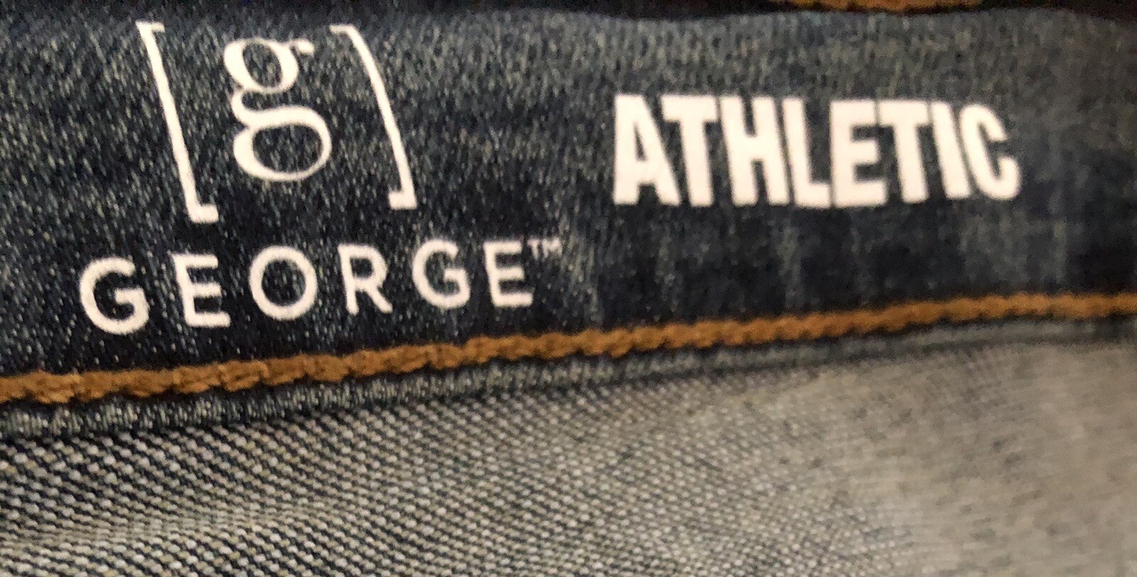 GEORGE Mens Jeans Size 42X30 Athletic Style Distressed New