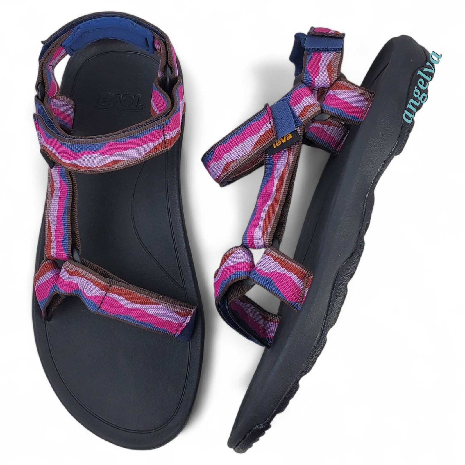 Teva big kids 7 womens 9 Hurricane xlt 2 sandals vita blue indigo outdoor summer