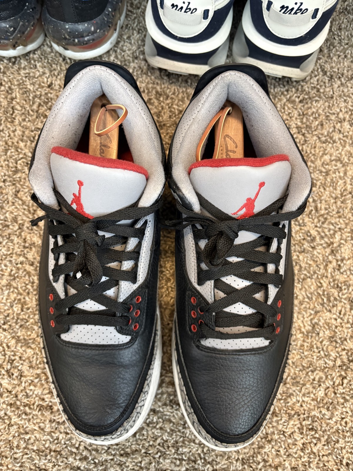 Air Jordan 3 Retro Black Cement 2018 Men’s Size 12 – Used Good Condition – OG