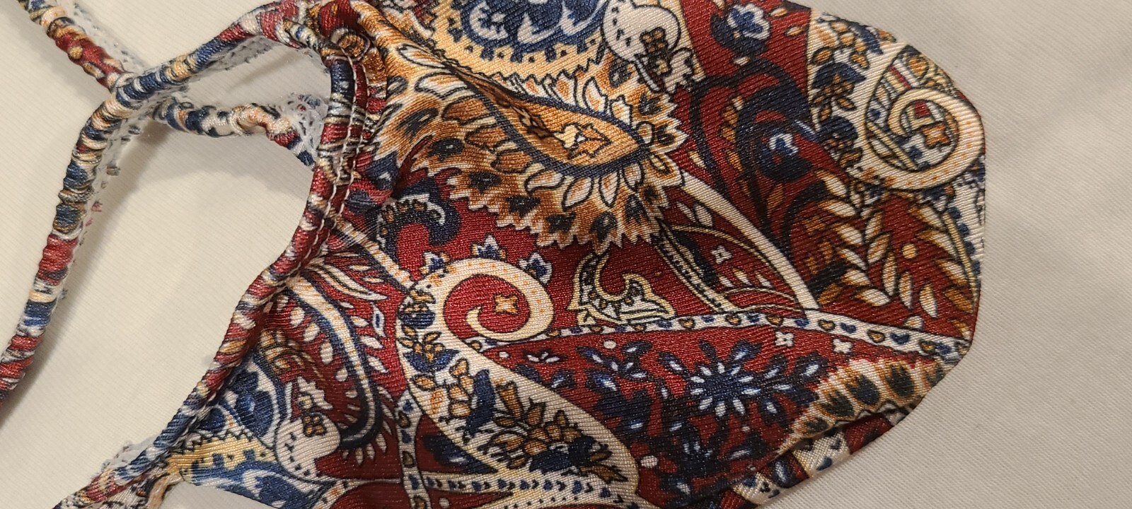 USA SELLER SEXY MENS K403 GRAPE SMUGGLERS THONG-RED/BROWN PAISLEY (S/M 28-34)