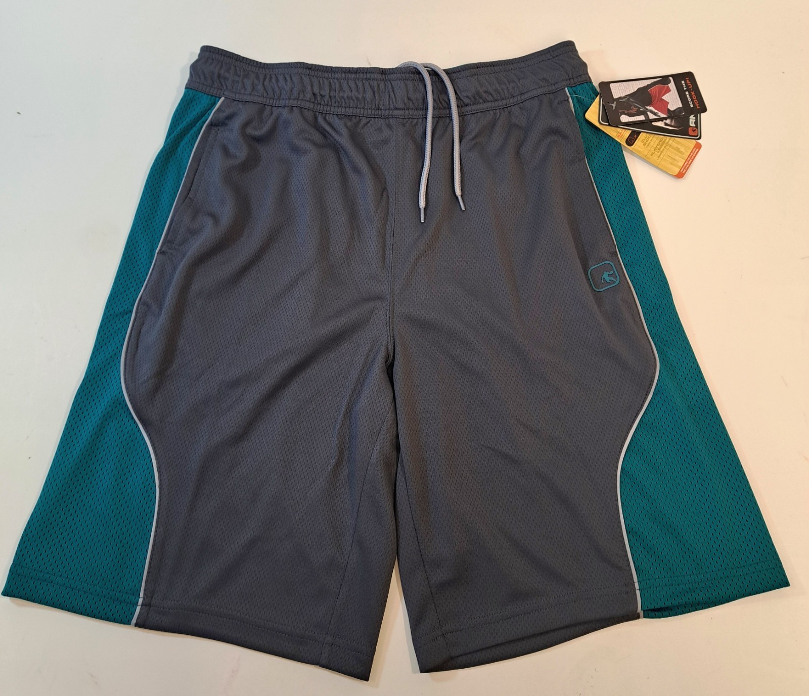 And1 Mens Shorts Basketball Gym Premium 10″ Inseam Grey Green S M L XL 2XL 3XL