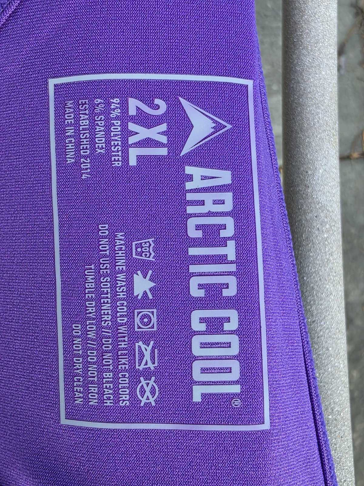 New In Package Arctic Cool Purple Womens Tank Top – Size 2XL Shirt Summer Pool