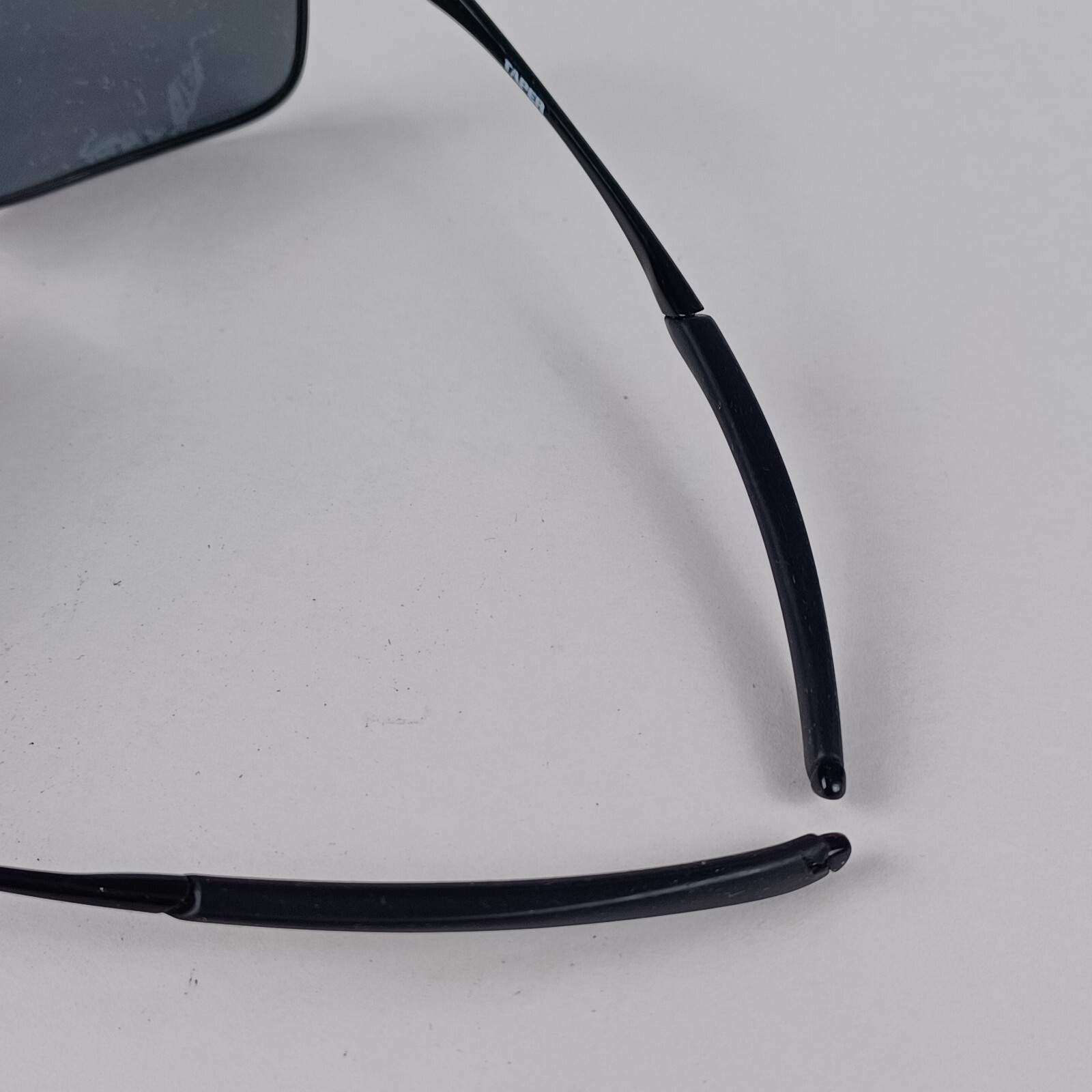 Oakley Taper Sunglasses Frame OO4074-04 Shiny Black Wrap Metal 61 17 121mm
