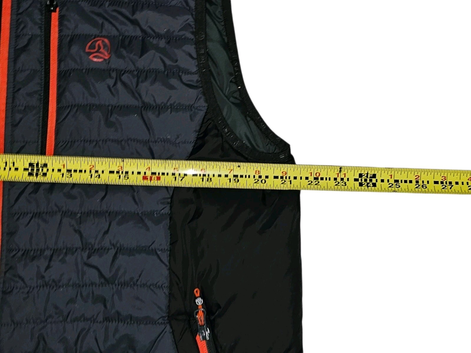 Ternua THERM 40d Microshell Vest Charcoal Grey/Orange Men’s Sz Large