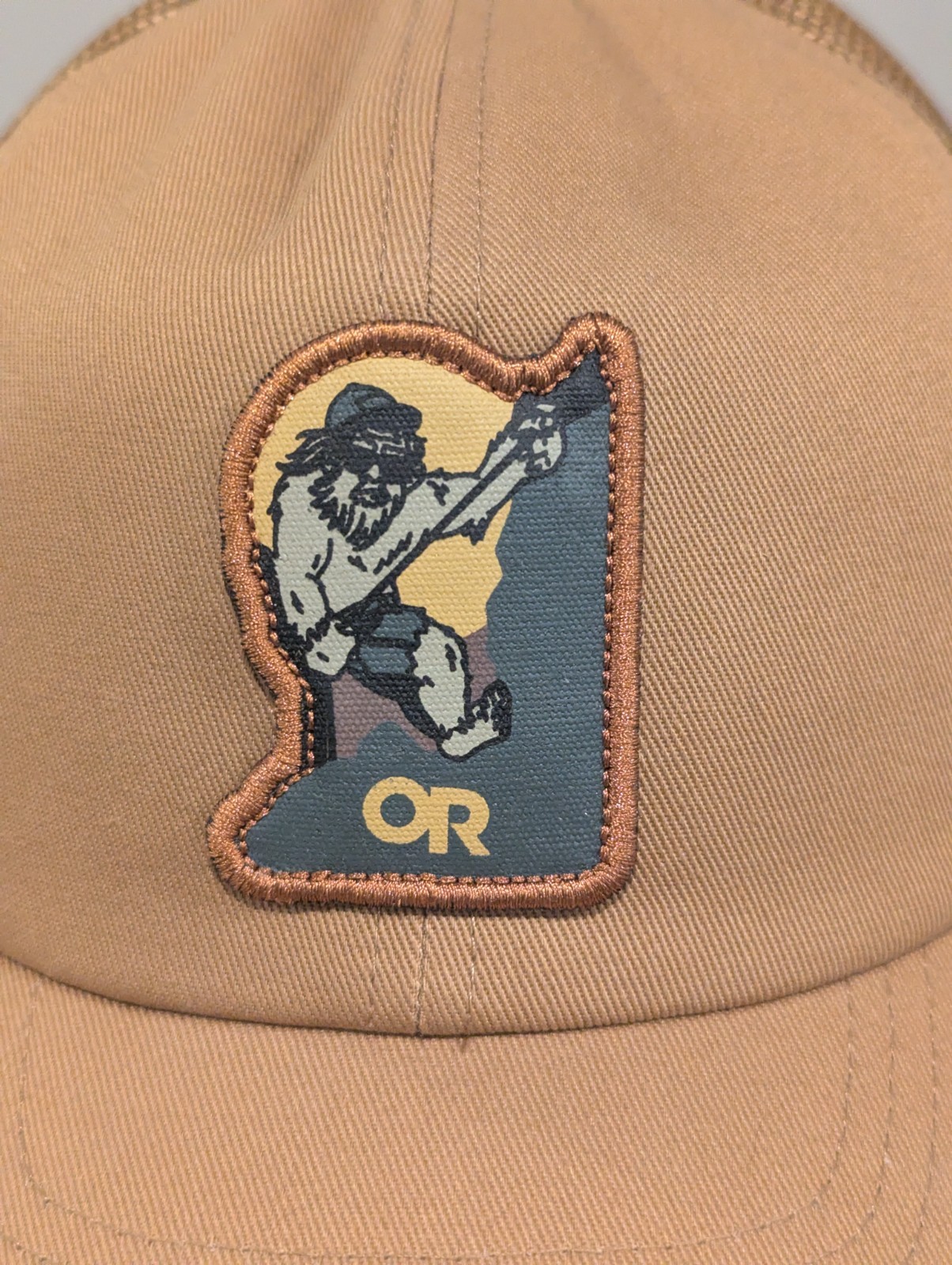 Outdoor Research (Sasquatch) Squatch Trucker Lo Pro Cap Hat Patch Snapback Mesh
