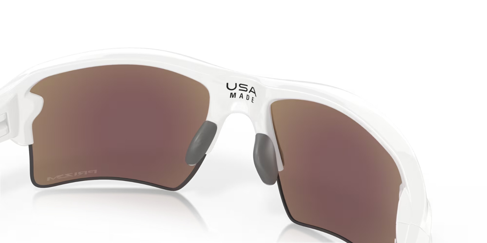 NEW* Oakley FLAK 2.0 XL WHITE Polished w PRIZM Sapphire Sunglass OO9188-94