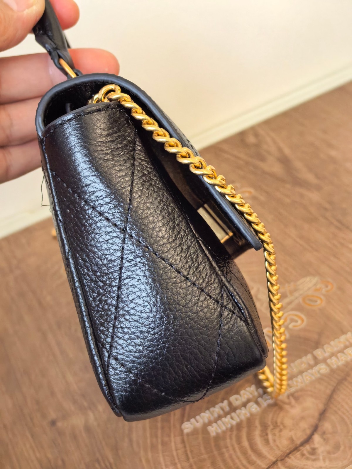 TORY BURCH MINI CHARLIE QUILTED TOP-HANDLE CROSSBODY FLEMING SOFT TOTE BLACK