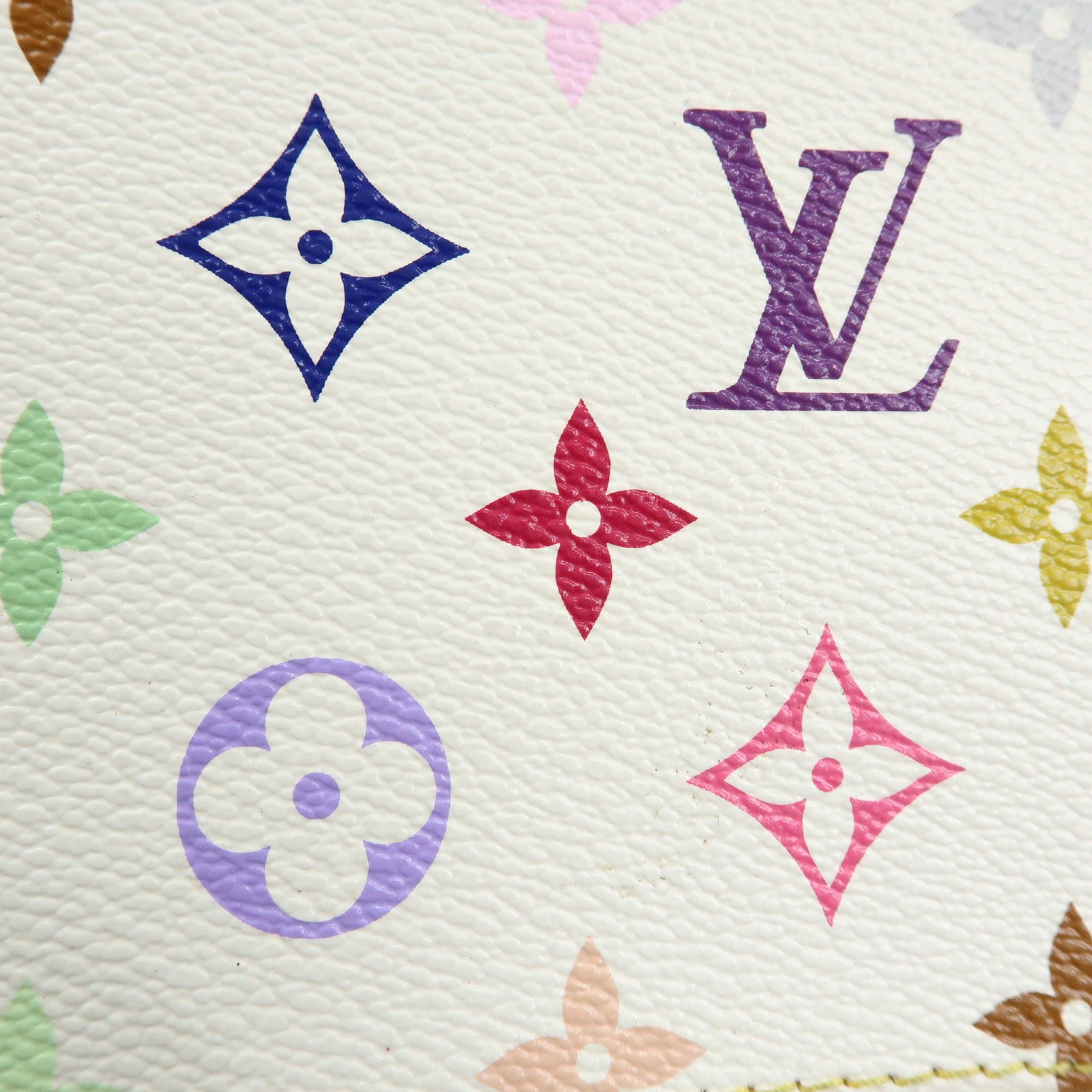Louis Vuitton Monogram Multicolor Claudia Hand Bag Blanc M40193 Auth Used F/S