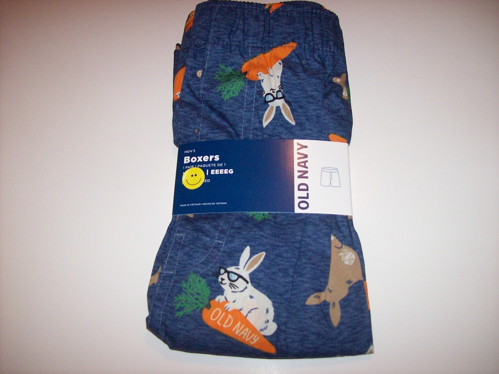 Old Navy Underwear Mens Woven Boxer S M L XL XXL XXXL Easter Bunny New