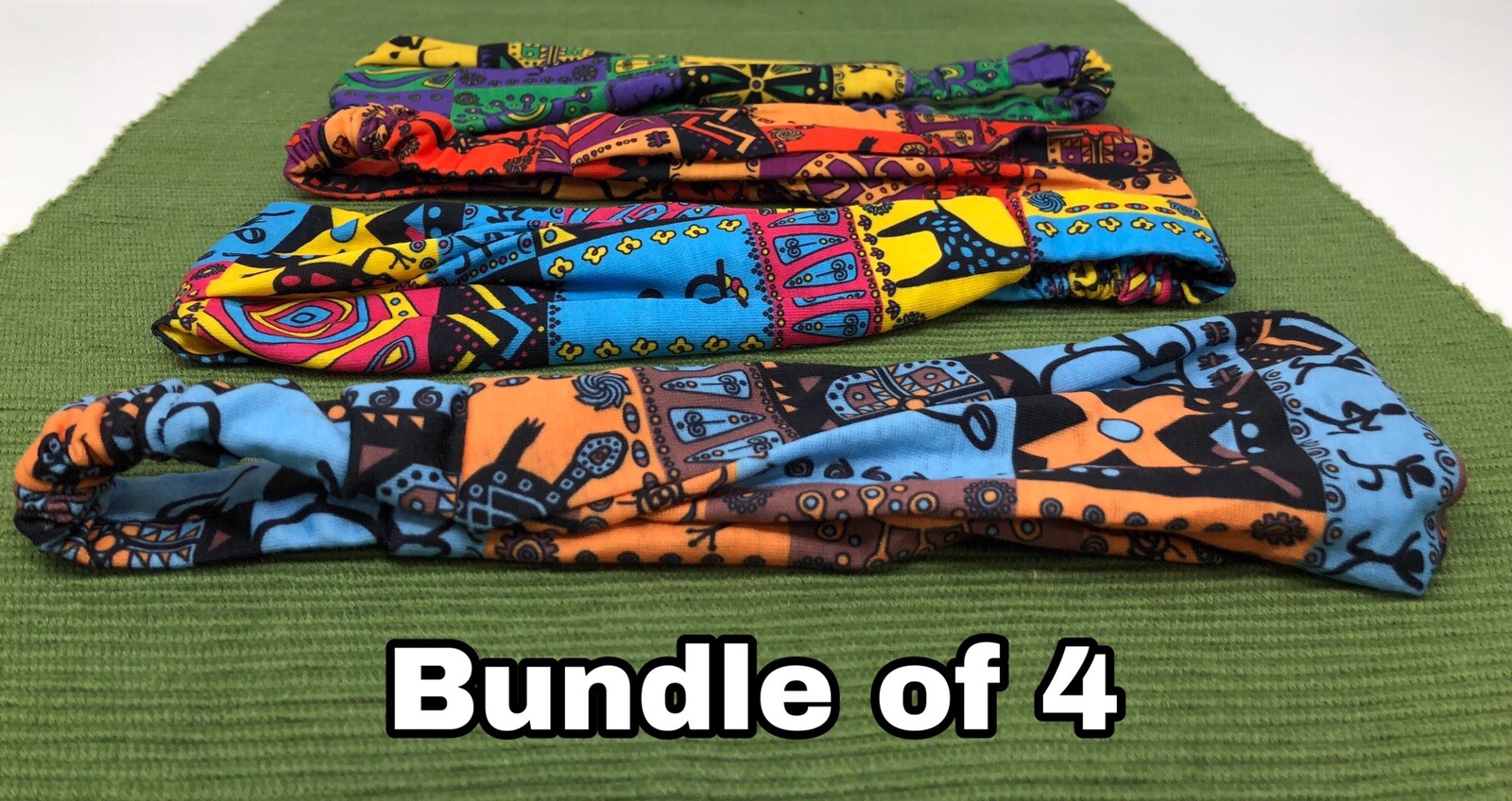 African Headband African Head Wrap for Women Elastic Headband Elastic Head Wraps