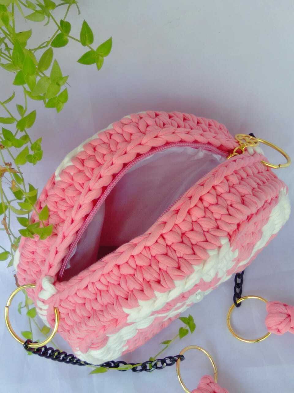 Handbag Women Purse Body Cross Shoulder Ladies Fashion Yarn Eco-Friendly New