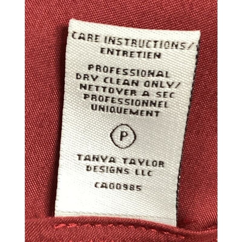 Tanya Taylor One Shoulder Mini Dress Womens 12 Burgundy Good Satin Asymmetrical