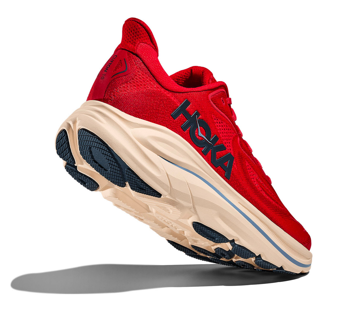 Hoka One One Clifton 10 Vermillion Varsity Navy 1162030-VLLN Men’s Size New