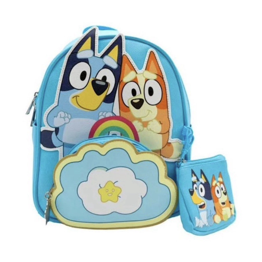 Bluey & Bingo Kids Backpack w/ Coin Purse New