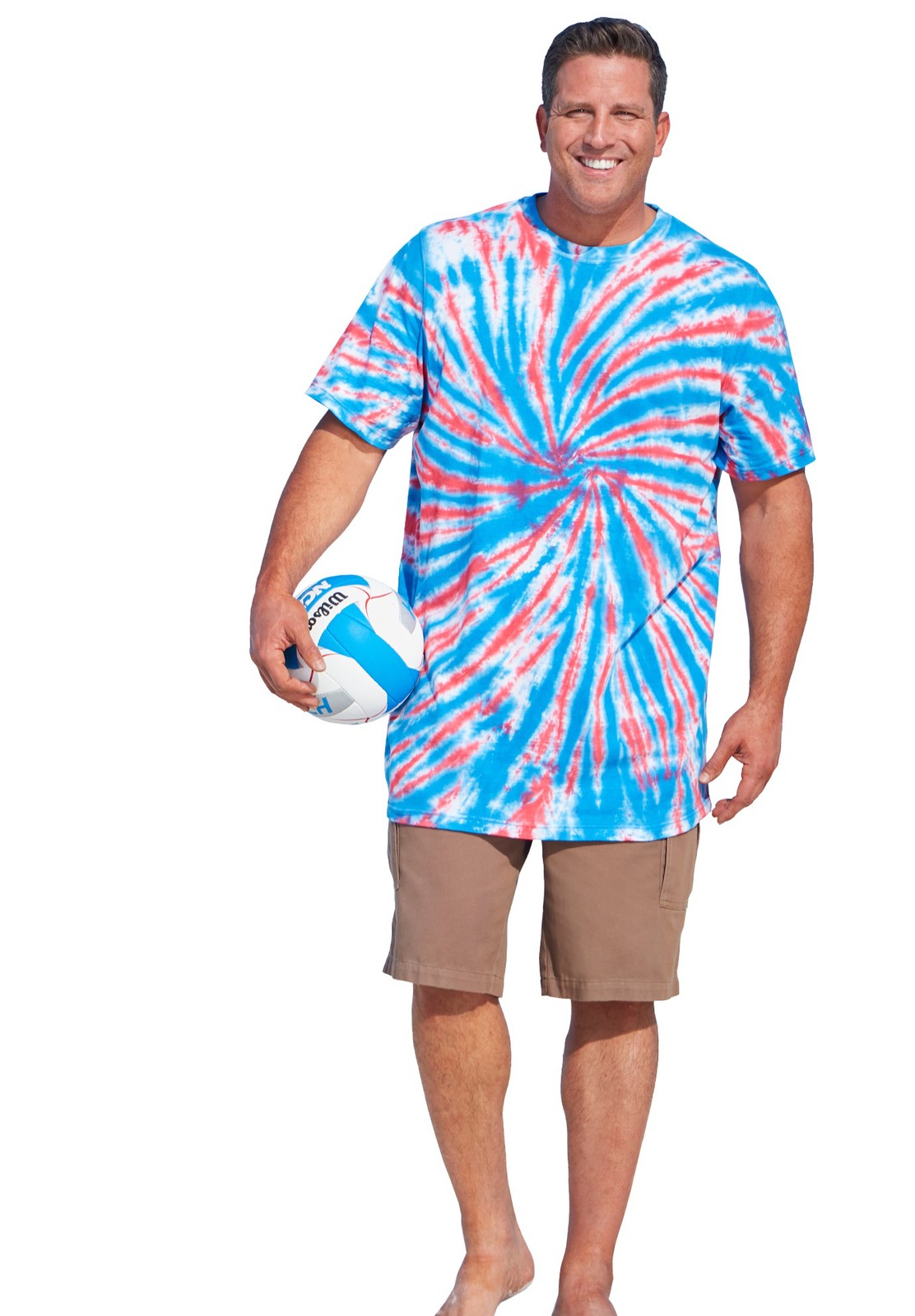 KingSize Lightweight Tie-Dye Crewneck Tee
