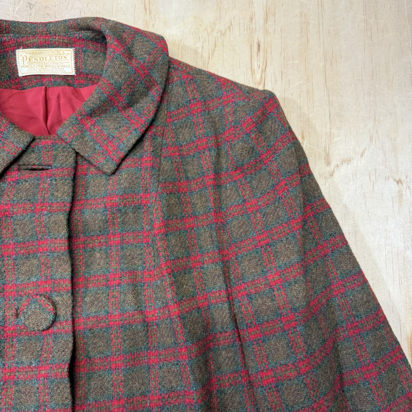 Vintage Pendleton Wool 50’s Cropped Jacket – Mint